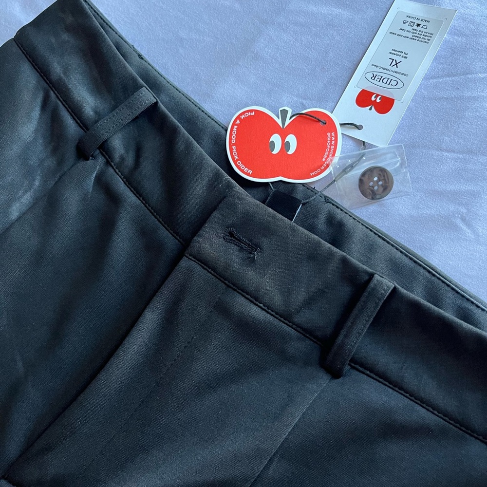 XL Black Cider Women’s Dress Pants, High waisted